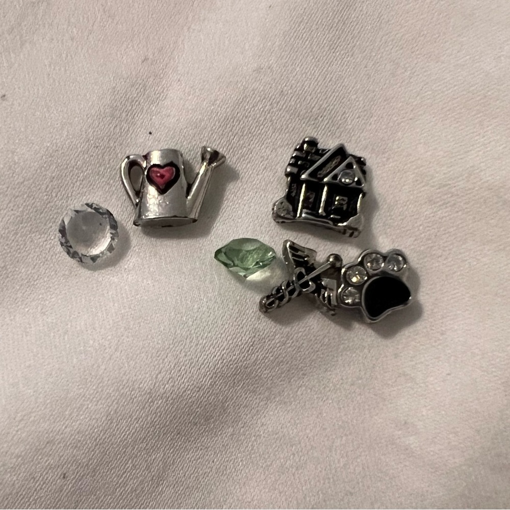 Origami owl charms for lockets.